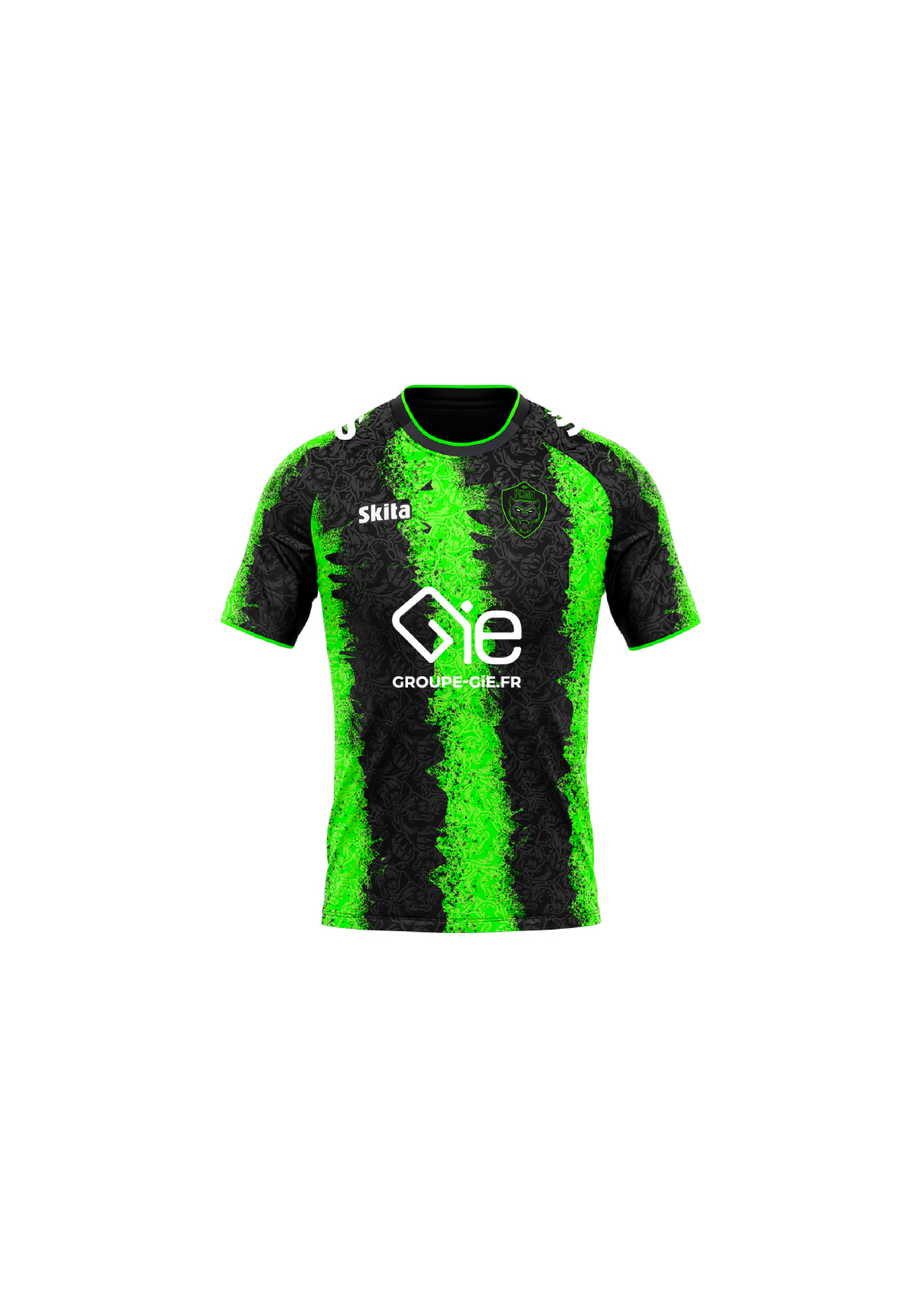 Maillot VERT-NOIR FCMH - PR&Eacute;COMMANDE